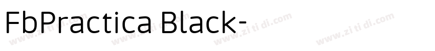 FbPractica Black字体转换